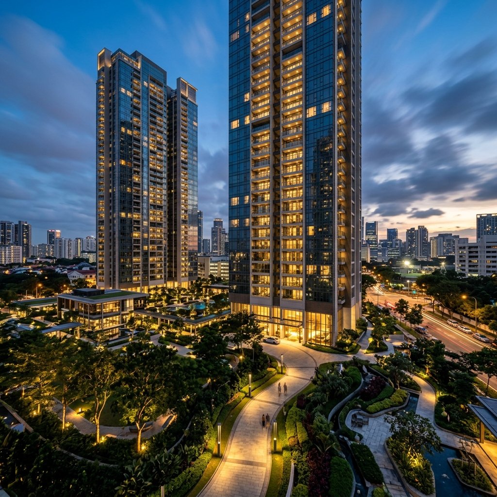 Thota Cloud Real Estate marketing apartments sunset